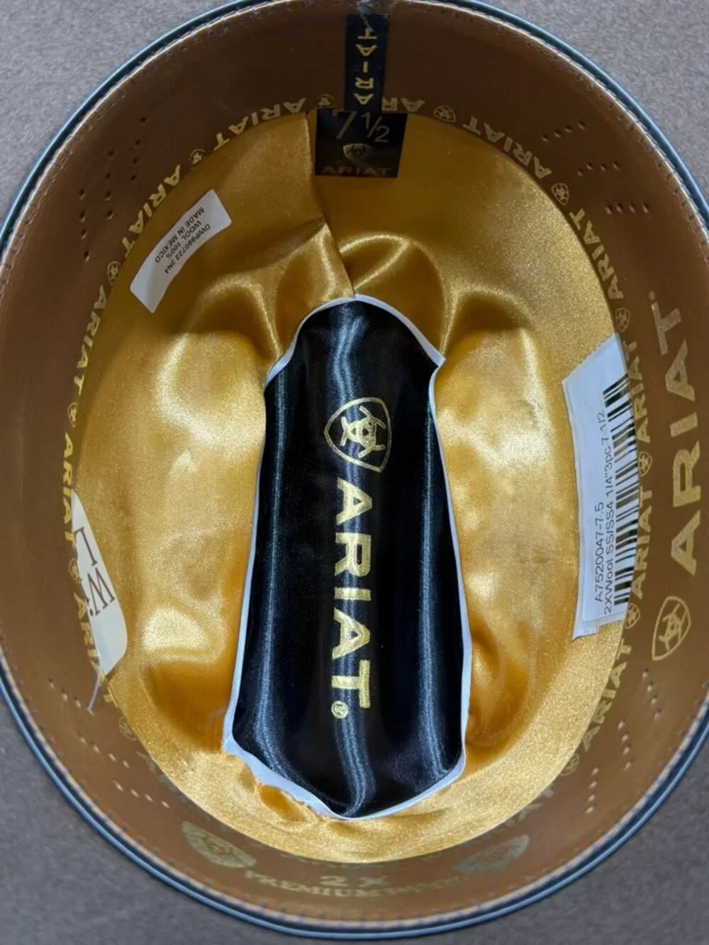 Ariat 2X Chocolate Wool Cowboy Hat - Tucson 7 1/2